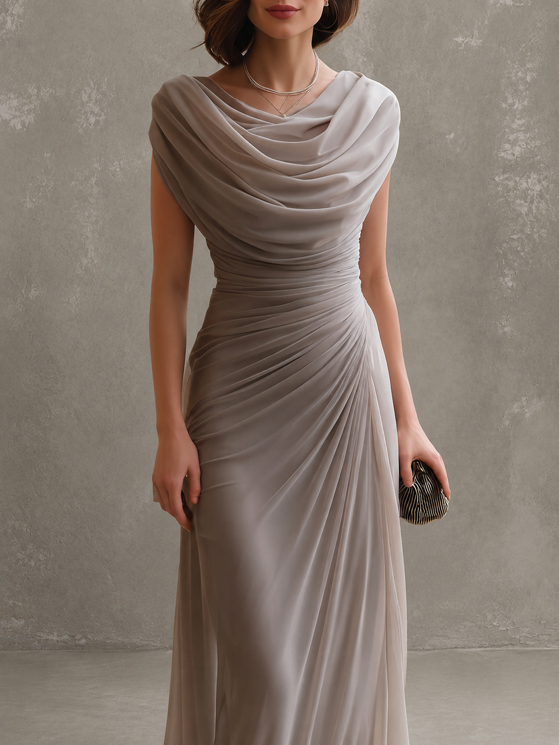 Jenna | Draped Maxi Dress