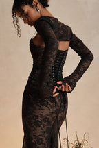 Louna -  Floral Lace Maxi Dress