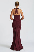 Bernadette - Draped Jersey Maxi Dress