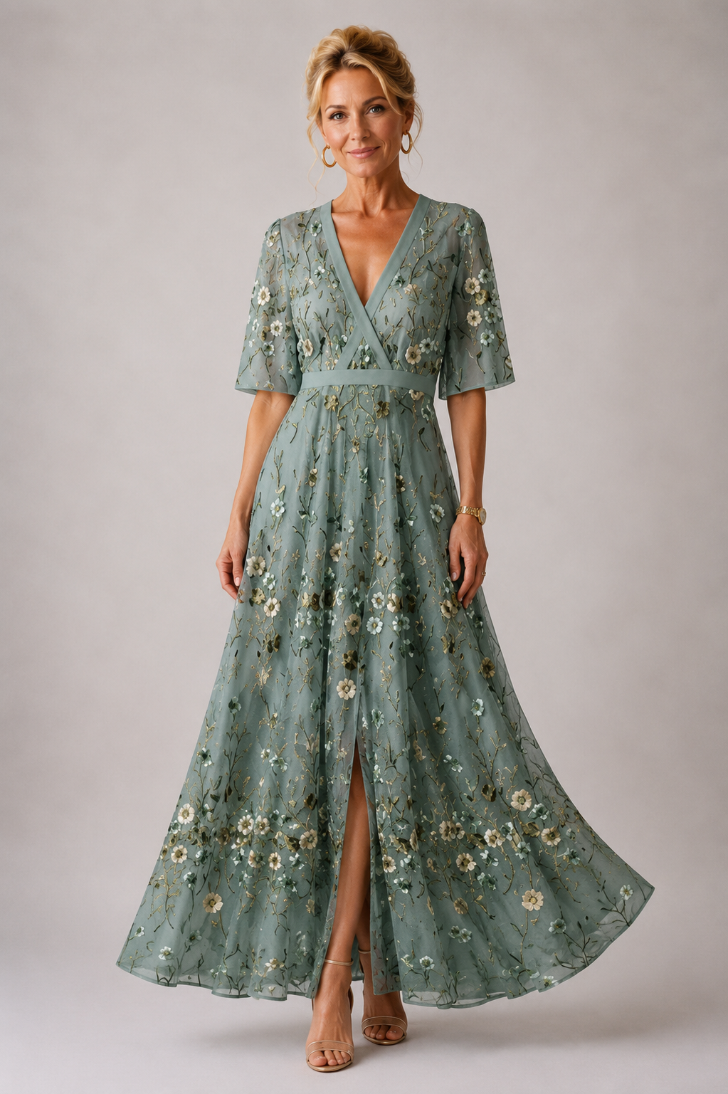 Yael | Chic Floral Print Dress